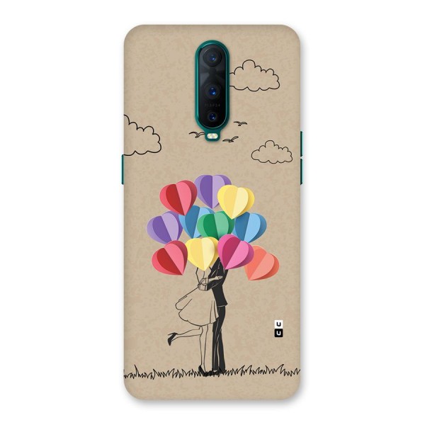 Couple With Card Baloons Back Case for Oppo R17 Pro