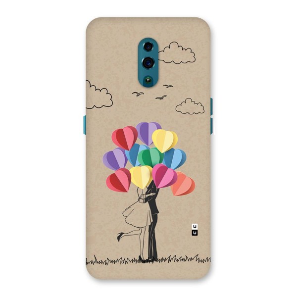 Couple With Card Baloons Back Case for Oppo Reno