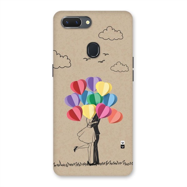 Couple With Card Baloons Back Case for Realme 2