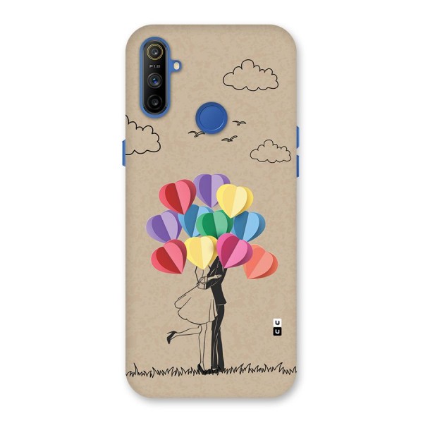 Couple With Card Baloons Back Case for Realme Narzo 10A