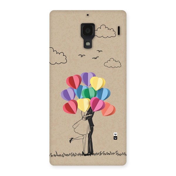 Couple With Card Baloons Back Case for Redmi 1s