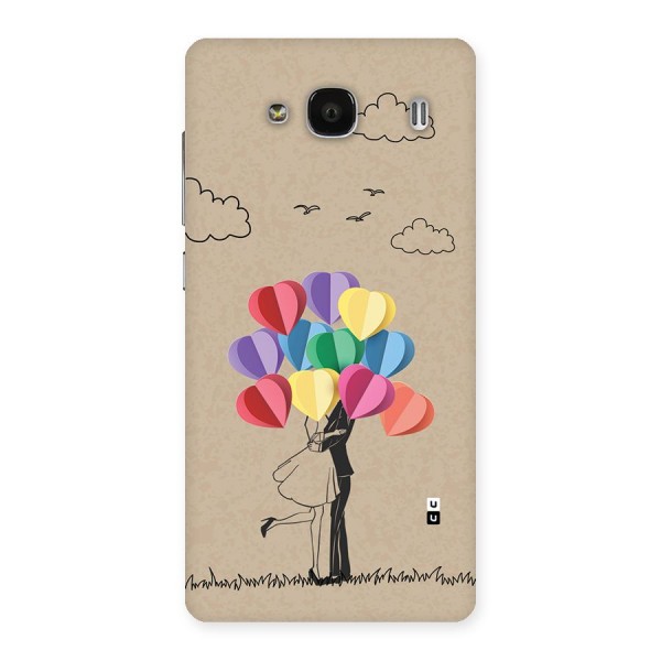 Couple With Card Baloons Back Case for Redmi 2 Prime