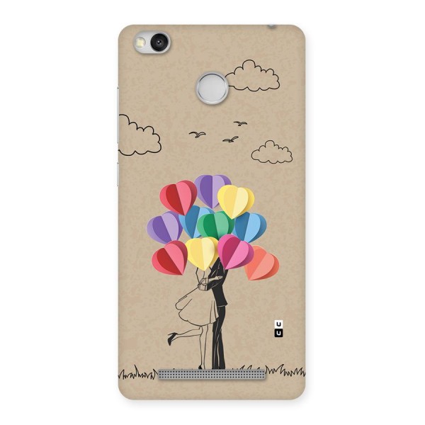 Couple With Card Baloons Back Case for Redmi 3S Prime