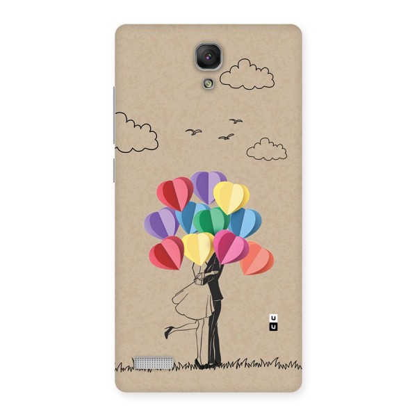 Couple With Card Baloons Back Case for Redmi Note