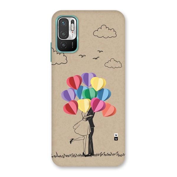 Couple With Card Baloons Back Case for Redmi Note 10T 5G