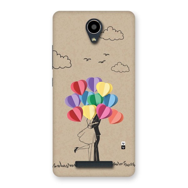 Couple With Card Baloons Back Case for Redmi Note 2