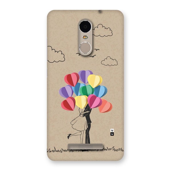 Couple With Card Baloons Back Case for Redmi Note 3