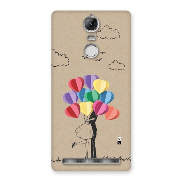 Couple With Card Baloons Back Case for Vibe K5 Note