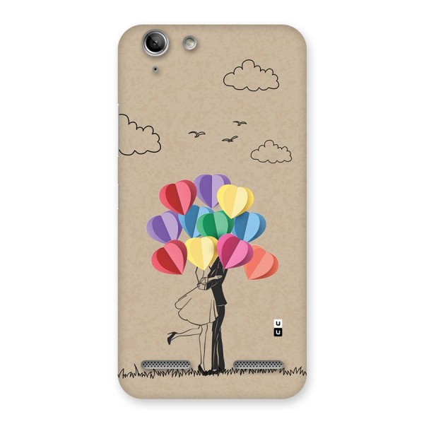 Couple With Card Baloons Back Case for Vibe K5 Plus