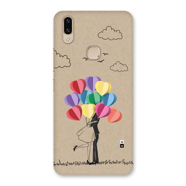 Couple With Card Baloons Back Case for Vivo V9 Youth
