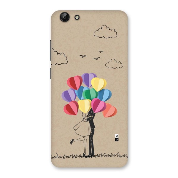 Couple With Card Baloons Back Case for Vivo Y69