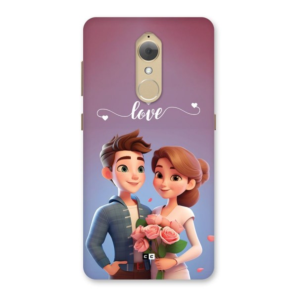Couple With Flower Back Case for Lenovo K8