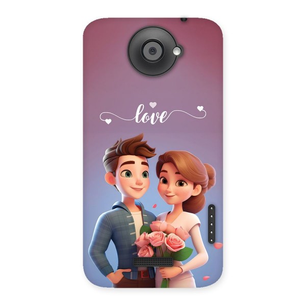 Couple With Flower Back Case for One X