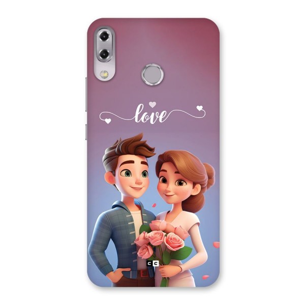Couple With Flower Back Case for Zenfone 5Z