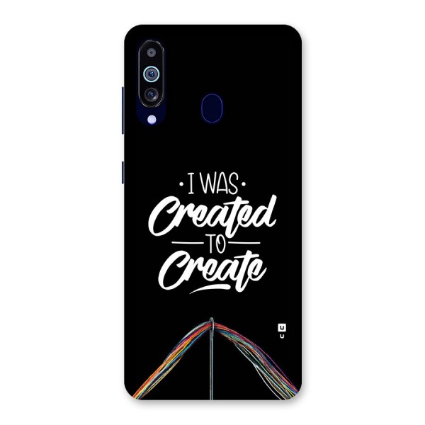 Created to Create Back Case for Galaxy A60