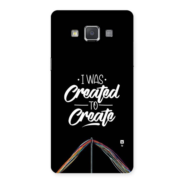 Created to Create Back Case for Galaxy Grand Max