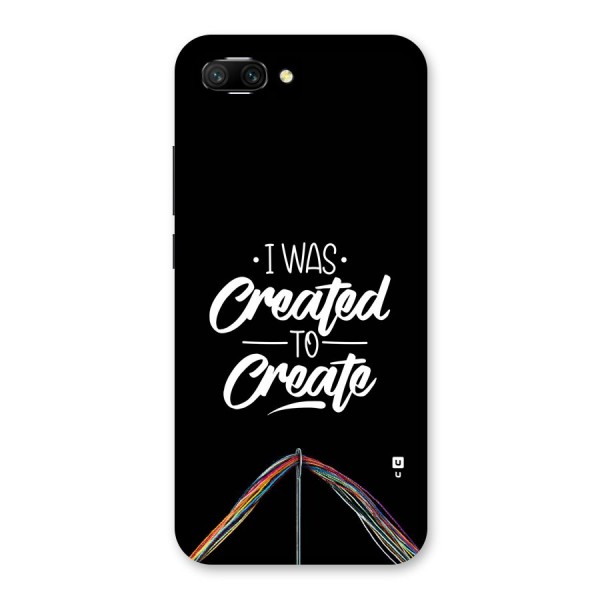 Created to Create Back Case for Honor 10