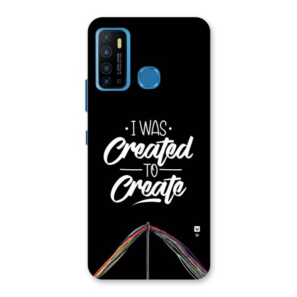 Created to Create Back Case for Infinix Hot 9