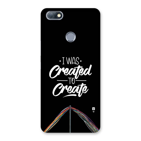 Created to Create Back Case for Infinix Note 5
