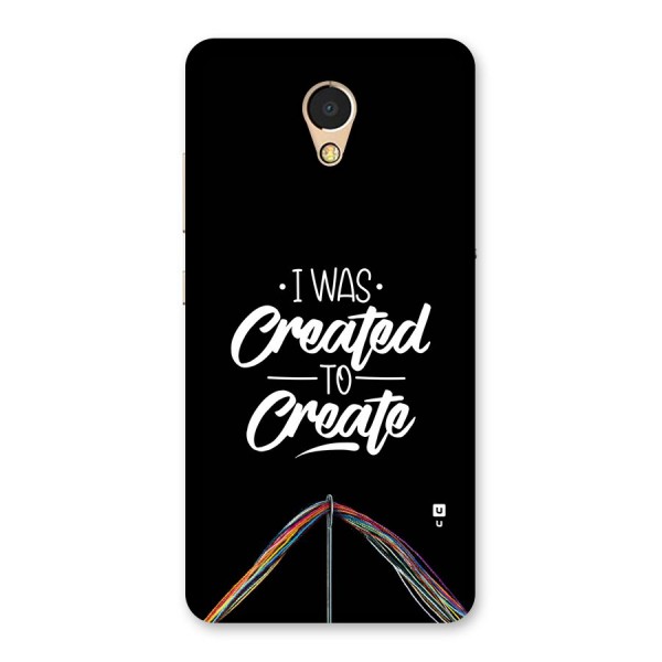 Created to Create Back Case for Lenovo P2
