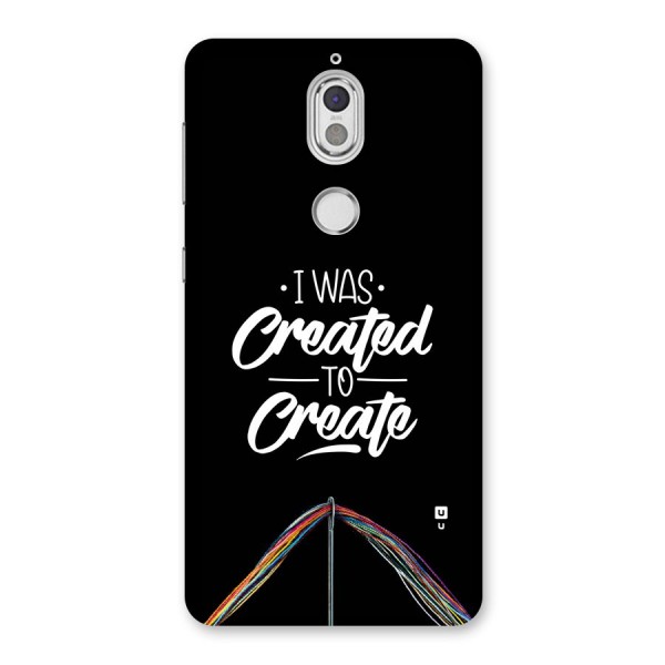 Created to Create Back Case for Nokia 7