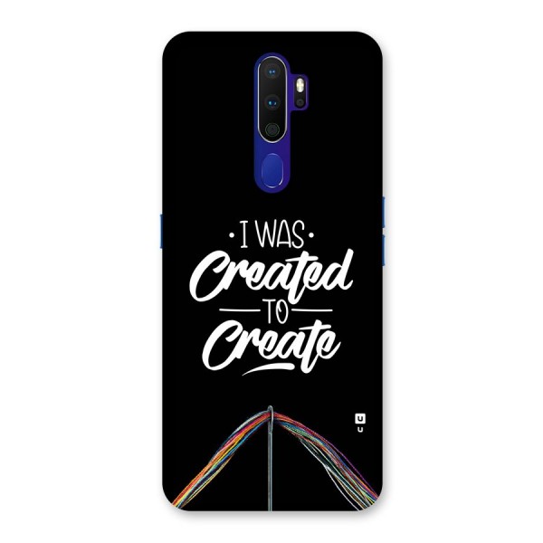 Created to Create Back Case for Oppo A9 (2020)