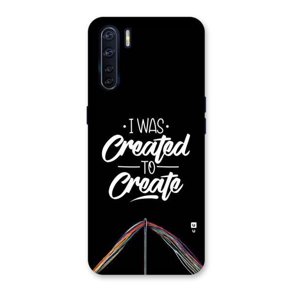 Created to Create Back Case for Oppo F15