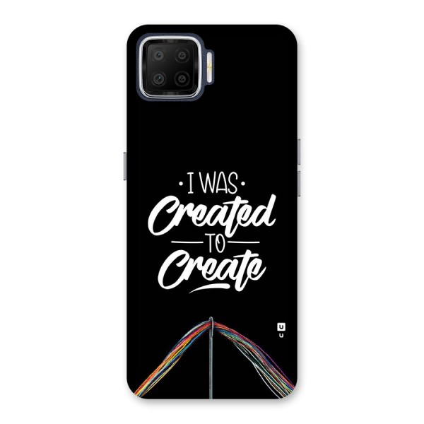 Created to Create Back Case for Oppo F17