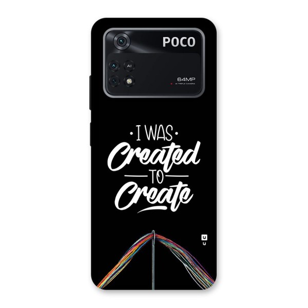 Created to Create Back Case for Poco M4 Pro 4G