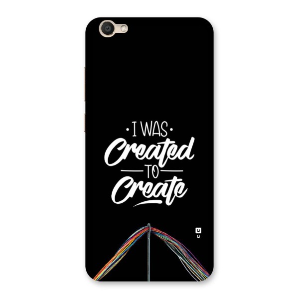 Created to Create Back Case for Vivo V5s