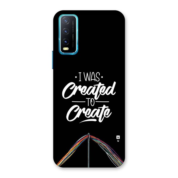 Created to Create Back Case for Vivo Y12s