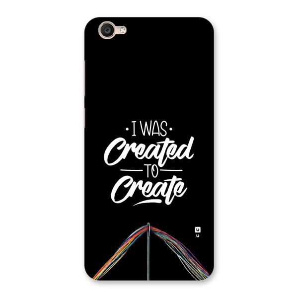 Created to Create Back Case for Vivo Y55s