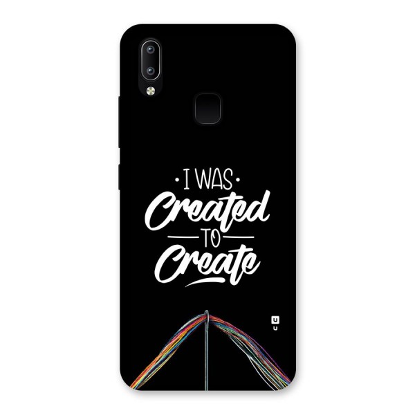 Created to Create Back Case for Vivo Y93