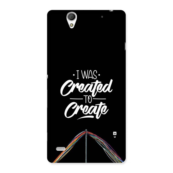 Created to Create Back Case for Xperia C4