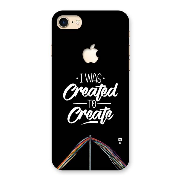 Created to Create Back Case for iPhone 7 Apple Cut