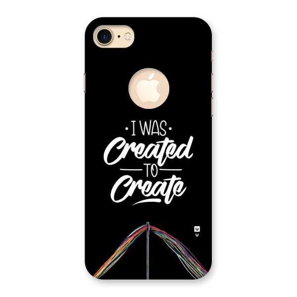 Created to Create Back Case for iPhone 7 Logo Cut