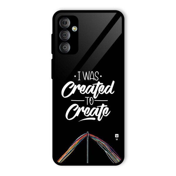 Created to Create Glass Back Case for Galaxy F23
