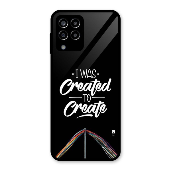 Created to Create Glass Back Case for Galaxy M33