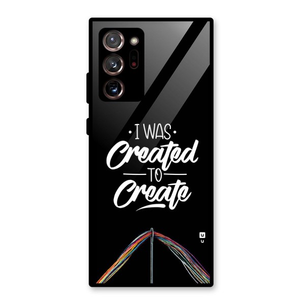 Created to Create Glass Back Case for Galaxy Note 20 Ultra