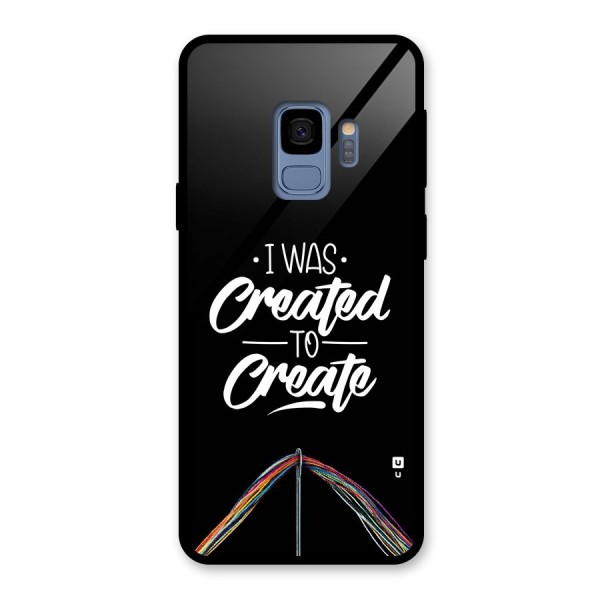 Created to Create Glass Back Case for Galaxy S9