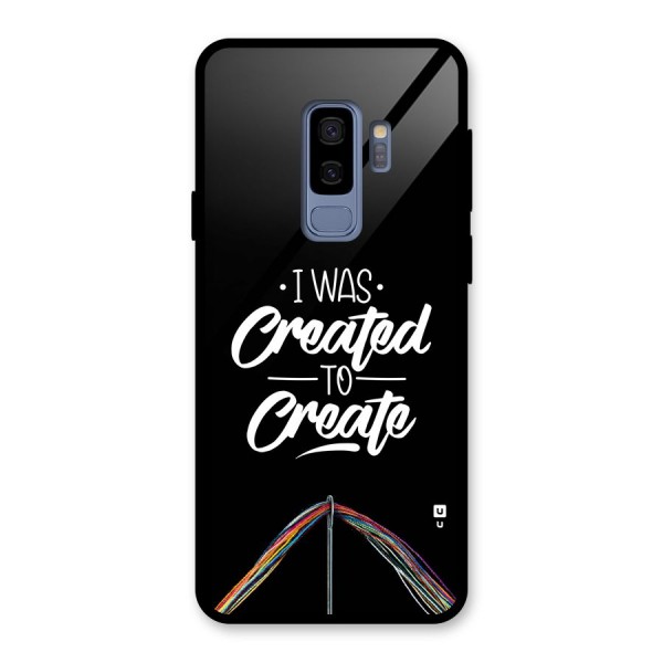 Created to Create Glass Back Case for Galaxy S9 Plus