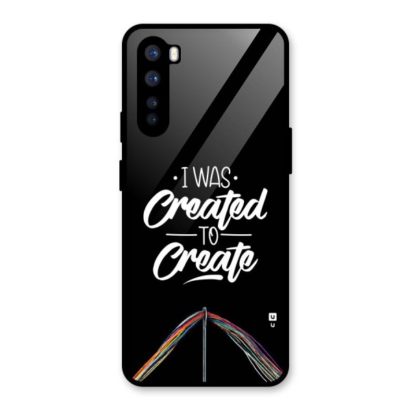 Created to Create Glass Back Case for OnePlus Nord