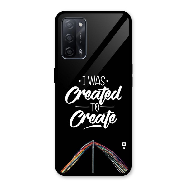 Created to Create Glass Back Case for Oppo A53s 5G