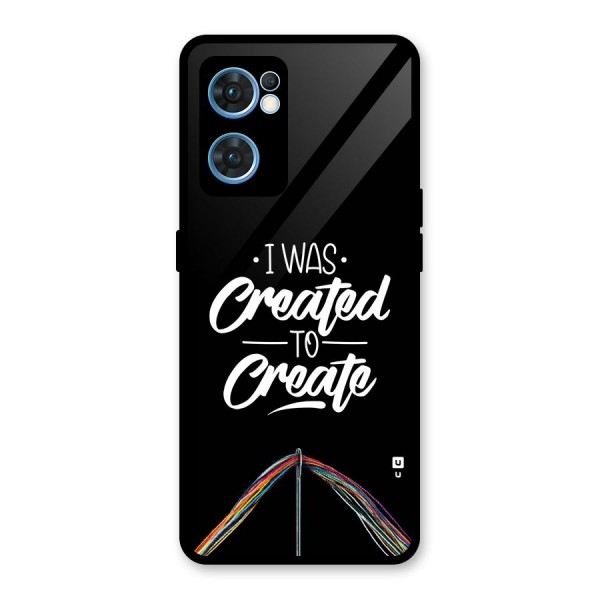 Created to Create Glass Back Case for Oppo Reno7 5G