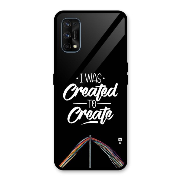 Created to Create Glass Back Case for Realme 7 Pro