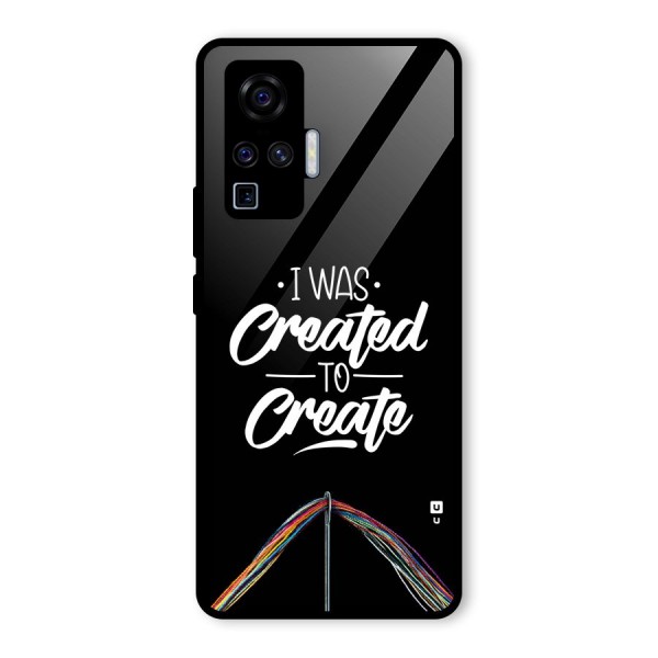 Created to Create Glass Back Case for Vivo X50 Pro