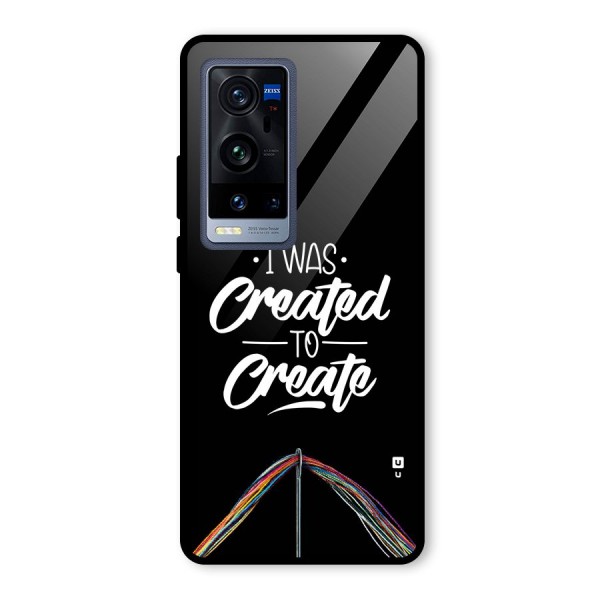 Created to Create Glass Back Case for Vivo X60 Pro Plus