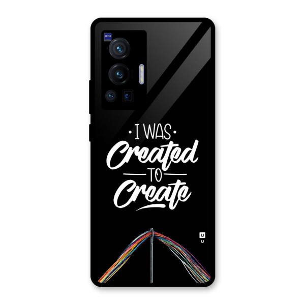 Created to Create Glass Back Case for Vivo X70 Pro