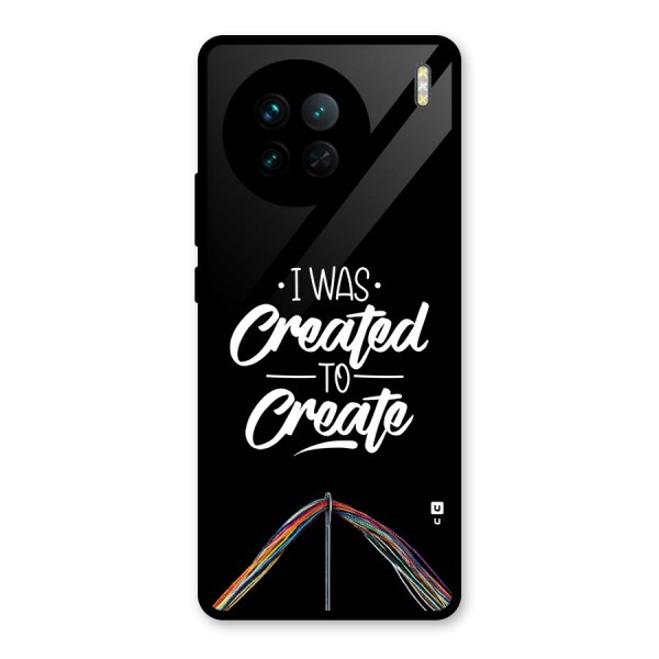 Created to Create Glass Back Case for Vivo X90