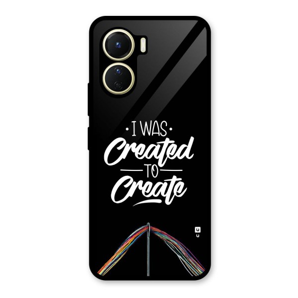 Created to Create Glass Back Case for Vivo Y56